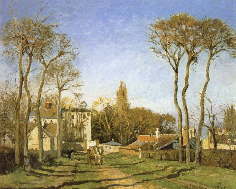 Camille Pissarro Village entrance china oil painting image